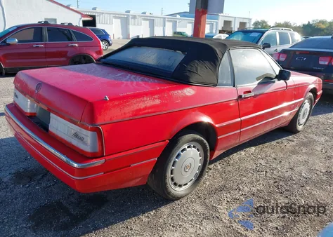 1989 Cadillac Allante из США, поврежденный, VIN 1G6VR3188KU103067